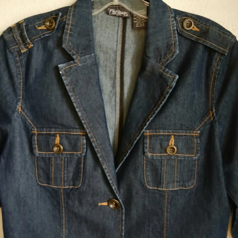 Denim Button-Up Jacket